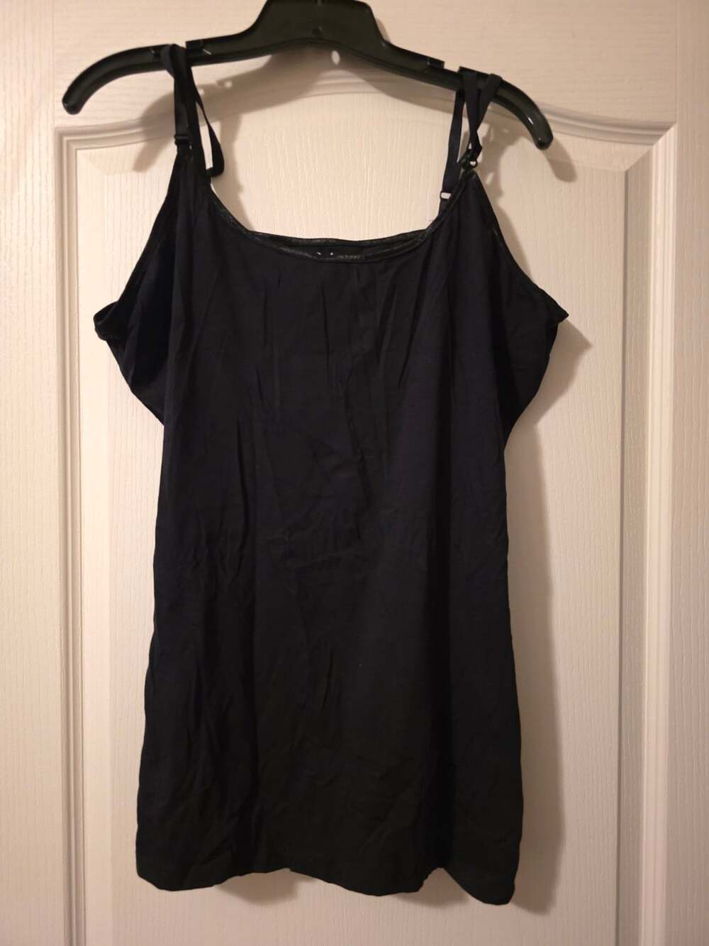 Dots Cami Top Size 3X Black Camisole Scoop Neck Tank